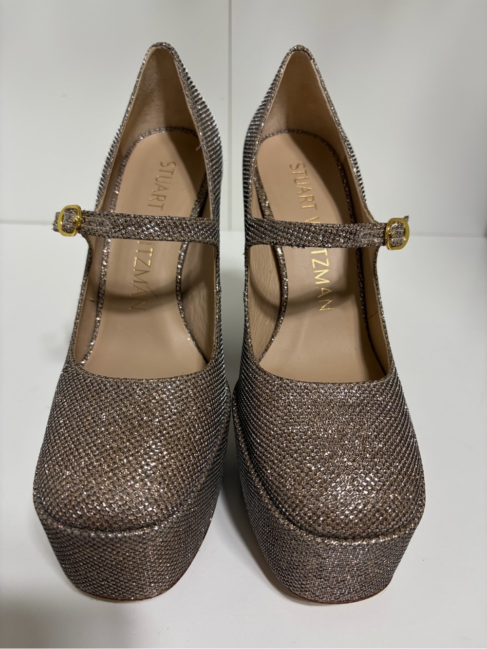 Stuart Weitzman Sky High 145 Mary Jane Platform Pumps